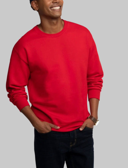 FRUIT OF THE LOOM EVERSOFT FLEECE CREW SWEATSHIRT
