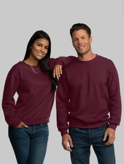 FRUIT OF THE LOOM EVERSOFT FLEECE CREW SWEATSHIRT