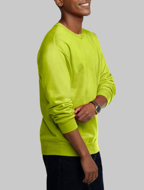 FRUIT OF THE LOOM EVERSOFT FLEECE CREW SWEATSHIRT