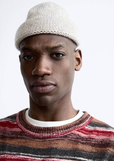 ZARA STRIPED JACQUARD SWEATER