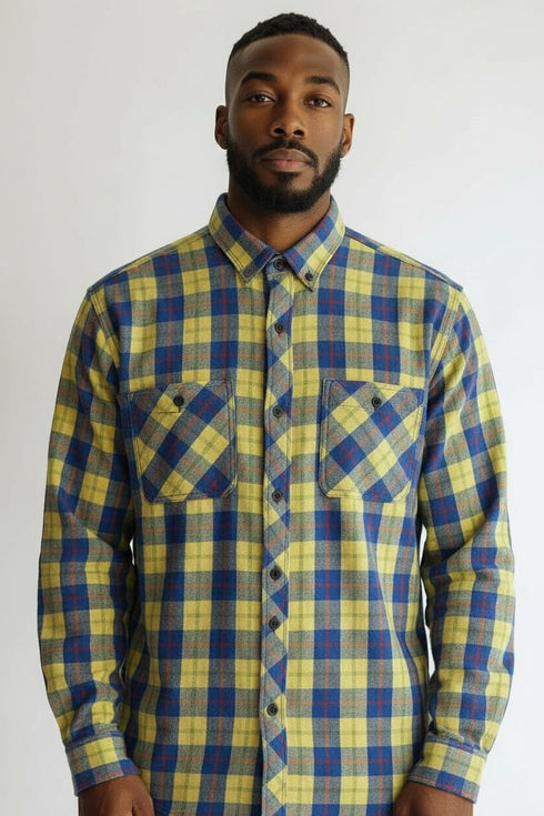 NEXT CHECK BRUSHED FLANNEL SHIRT
