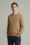 POLO RALPH LAUREN MESH-KNIT COTTON CREWNECK SWEATER JUMPER