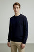 POLO RALPH LAUREN MESH-KNIT COTTON CREWNECK SWEATER JUMPER