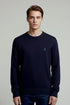 POLO RALPH LAUREN MESH-KNIT COTTON CREWNECK SWEATER JUMPER
