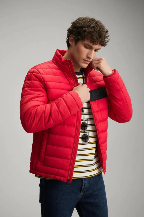 MICHAEL KORS DAROLAN LOGO TAPE PUFFER JACKET