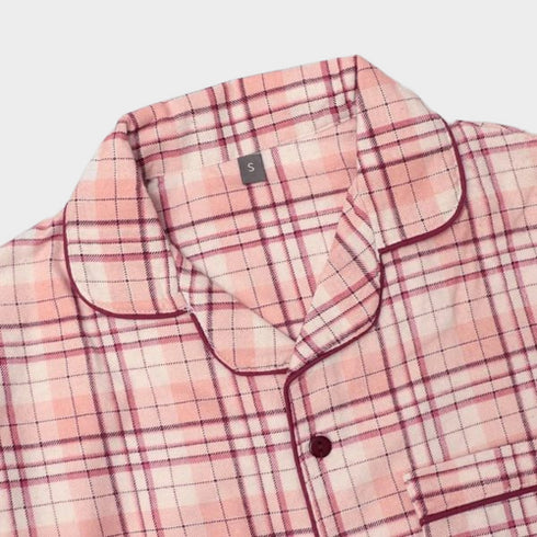 ZEEMAN FLANNEL NIGHTSUIT PAJAMAS - LIGHT PINK