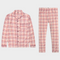 ZEEMAN FLANNEL NIGHTSUIT PAJAMAS - LIGHT PINK