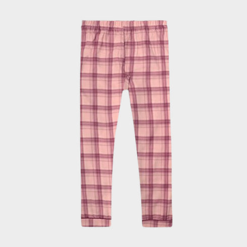 ZEEMAN FLANNEL NIGHTSUIT PAJAMAS - DARK PINK