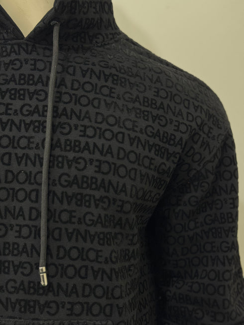 DOLCE & GABBANA ALL-OVER LOGO HOODIE