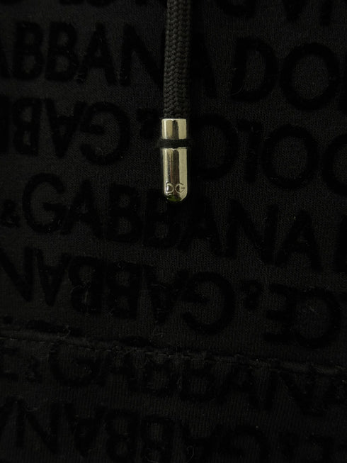 DOLCE & GABBANA ALL-OVER LOGO HOODIE
