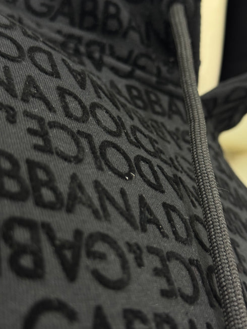 DOLCE & GABBANA ALL-OVER LOGO HOODIE