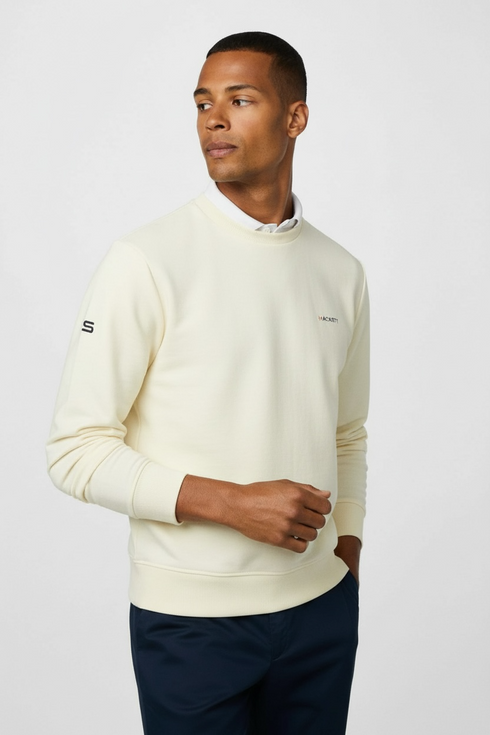 HACKETT MINIMAL LOGO CREWNECK SWEATSHIRT