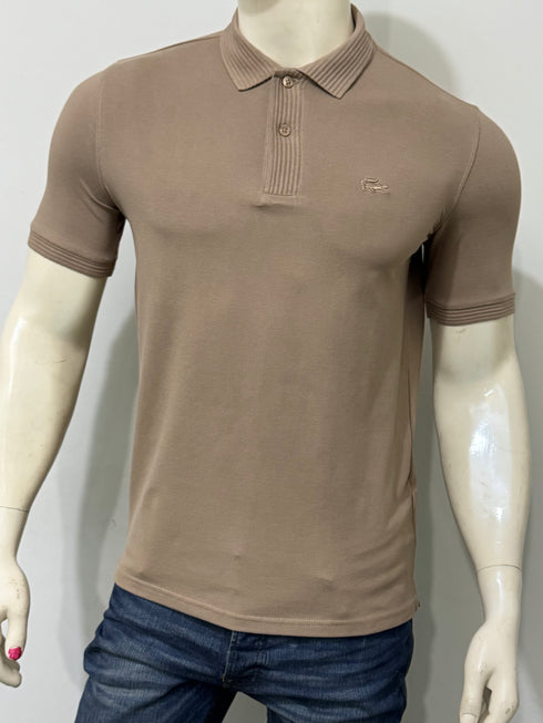 LACOSTE CLASSIC PIQUÉ POLO – BEIGE