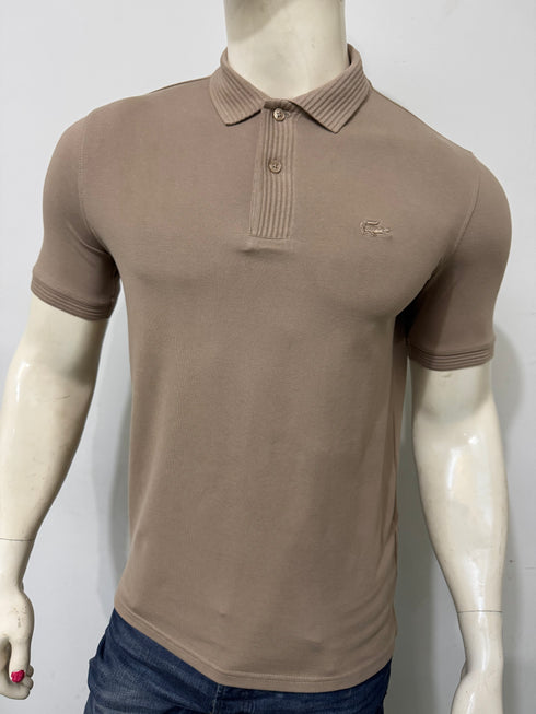 LACOSTE CLASSIC PIQUÉ POLO – BEIGE