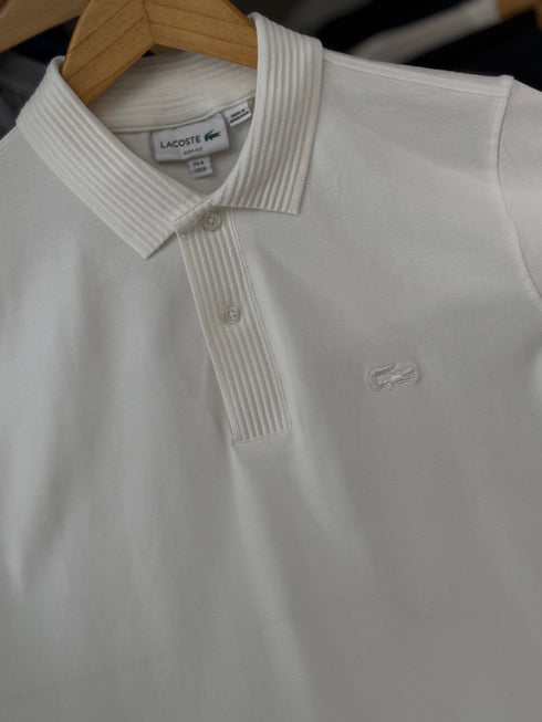 LACOSTE CLASSIC PIQUÉ POLO – WHITE