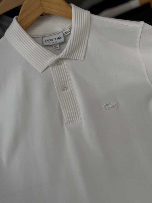 LACOSTE CLASSIC PIQUÉ POLO – WHITE