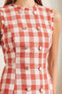 FOREVER 21 PLAID DOUBLE-BREASTED MINI DRESS