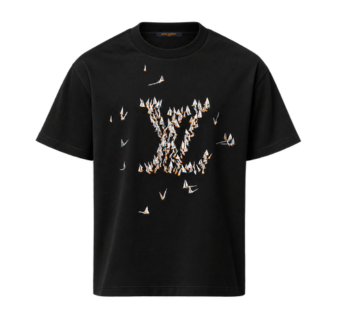 LOUIS VUITTON EMBROIDERED COTTON T-SHIRT