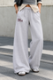 SINSAY MAIN LEAGUE WIDE LEG ADJUSTABLE HEM JOGGERS