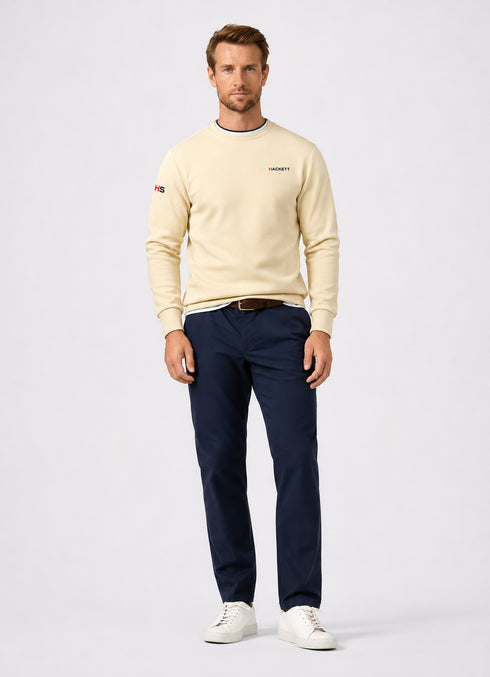 HACKETT MINIMAL LOGO CREWNECK SWEATSHIRT