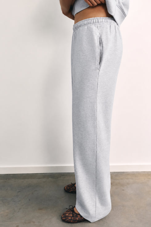 PULL&BEAR TERRY WIDE LEG TROUSER