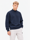 PREMIUM MOCK NECK SWEATSHIRT – NAVY
