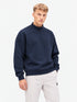PREMIUM MOCK NECK SWEATSHIRT – NAVY