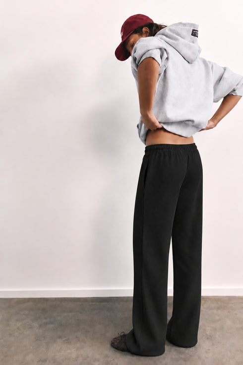 PULL&BEAR TERRY WIDE LEG TROUSER