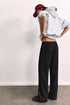 PULL&BEAR TERRY WIDE LEG TROUSER