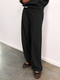 PULL&BEAR TERRY WIDE LEG TROUSER