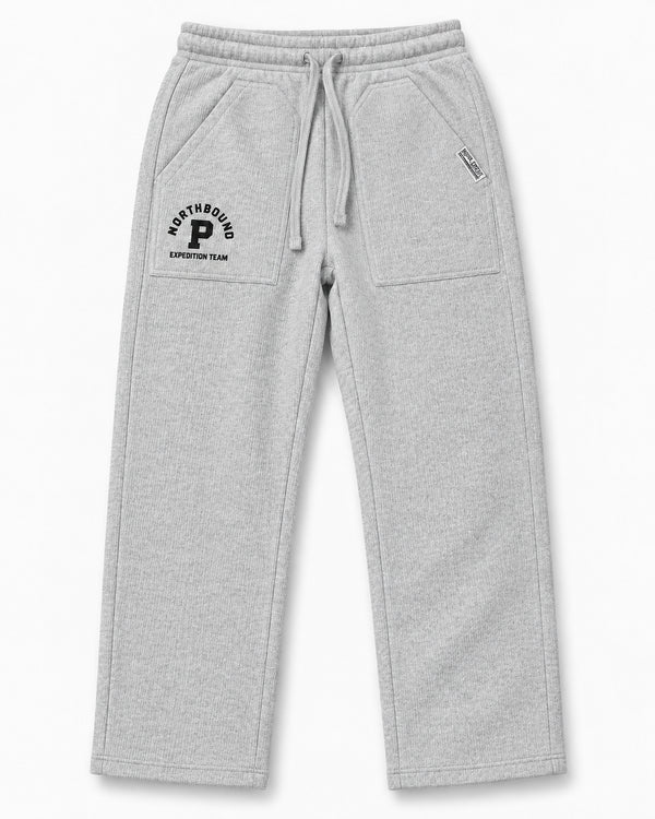 PULL&BEAR MICRO RIBBED STRAIGHT FIT TROUSER