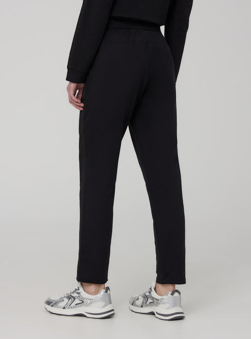 TERRANOVA SATIN-EFFECT TROUSERS WITH SIDE STRIPE
