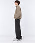 PULL&BEAR OVERSIZED PIQUÉ QUARTER ZIP SWEATSHIRT