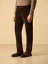 ANGELICO MEN'S CORDUROY CHINO –DARK- BROWN
