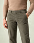 ANGELICO MEN'S CORDUROY CHINO – OLIVE GREEN