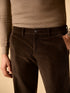ANGELICO MEN'S CORDUROY CHINO –DARK- BROWN