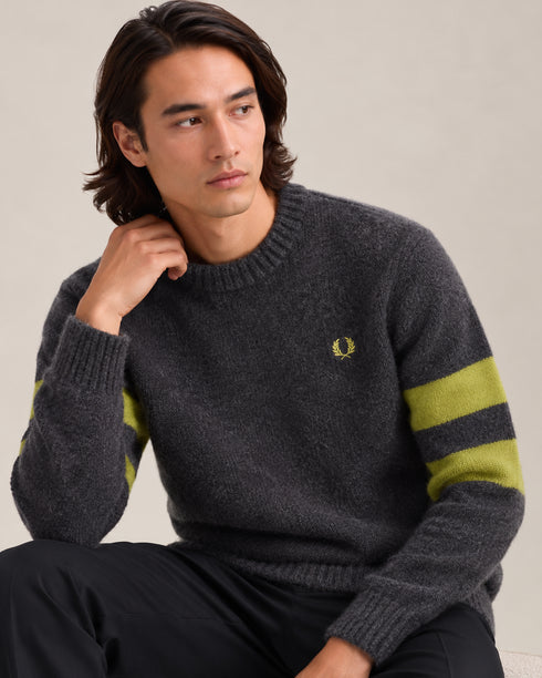 FRED PERRY CREW NECK JUMPER