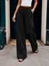 SUBLEVEL WIDE LEG SWEATPANTS - BLACK
