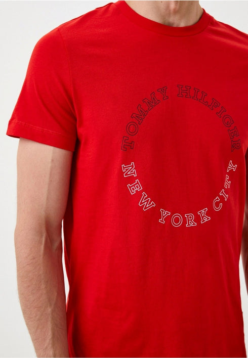 TOMMY HILFIGER NEW YORK CITY LOGO PRINT T-SHIRT