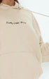 PRETTY LITTLE THING SAND EMBROIDERED OVERSIZED HOODIE - MUQQI