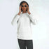 ROYCE COMFY FRENCH TERRY FLEECE TOP - GREY SPARKLE