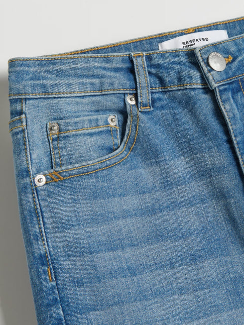 RESERVED DENIM SLIM HIGH RISE