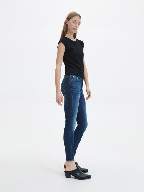 RESERVED DENIM HIGH WAIST SLIM JEANS