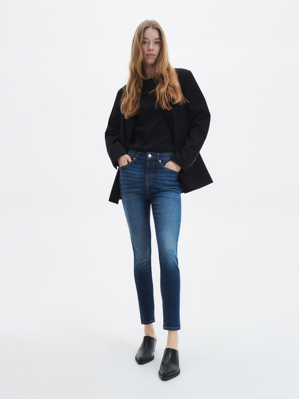 RESERVED DENIM HIGH WAIST SLIM JEANS