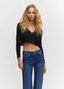 MANGO FIONA FLARE MID WAIST FULL LENGTH JEANS