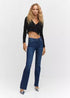 MANGO FIONA FLARE MID WAIST FULL LENGTH JEANS