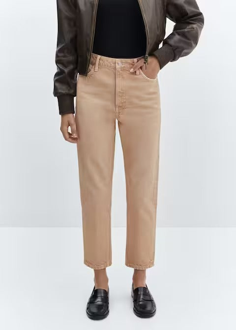 MANGO MOM HIGH-WAIST JEANS