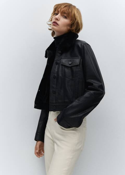 MANGO CLAUDIA SLIM HIGH-WAIST TIGHT-FIT CROPPED LENGTH JEANS