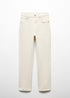 MANGO CLAUDIA SLIM HIGH-WAIST TIGHT-FIT CROPPED LENGTH JEANS