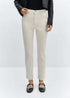 MANGO CLAUDIA SLIM HIGH-WAIST TIGHT-FIT CROPPED LENGTH JEANS